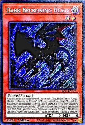 Dark Beckoning Beast X2. Ra03. Collector. Leer Descripción Dark Beckoning Beast X2. Ra03. Collector. Leer Descripción