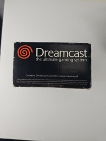 Dreamcast Clear Blue Controller OEM HKT-7700 Sega Tested w/Box (Hairline Crack)