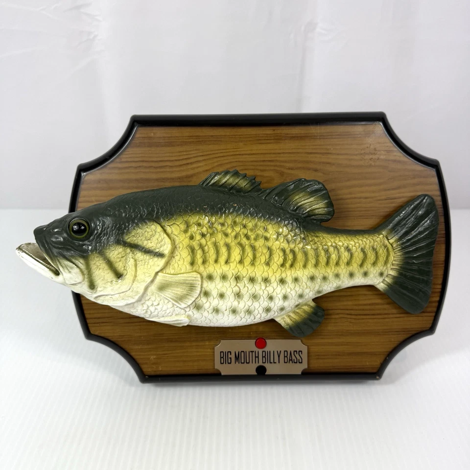 Vtg 1999 Gemmy Big Mouth Billy Bass Motion Activated Singing Fish - Pls READ
