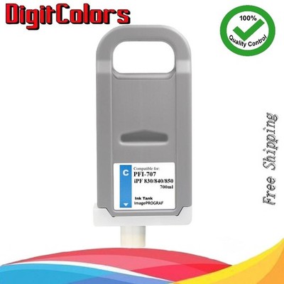PFI-707C Cyan Ink Tank Cartridge for Canon iPF830 IPF840 IPF850 PFI707C