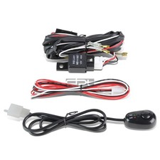 Universal Bumper Driving Fog Light Lamp Wiring Harness Relay Kitswitch 300w Max