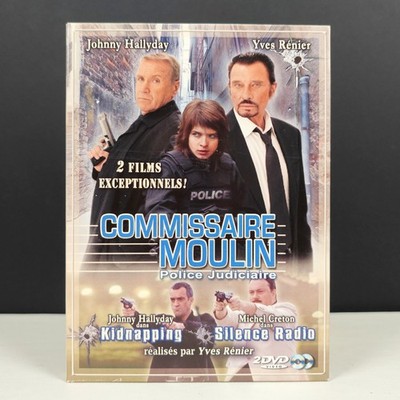 Commissaire Moulin Kidnapping + Silence Radio / Box 2 DVDs / Johnny Hallyday