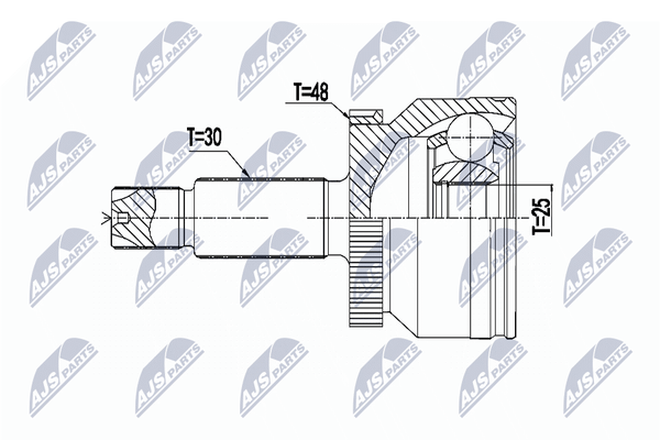 NTY Gelenksatz, Antriebswelle NPZ-HY-558-image