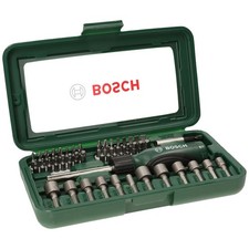 Bosch 46Pc Screwdriver Bit Set Ratchet Driver Magnetic Case