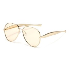 Ins Popular Women Aviator Sunglasses Fashion Oversized European American Glasses