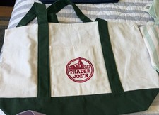 Trader Joes Reusable Foldable Canvas Shopping...