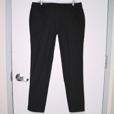 $128 Lululemon - M5ABNS Black ABC Pant Slim *Utilitech Jeans - Men's 34 ~ NEW  