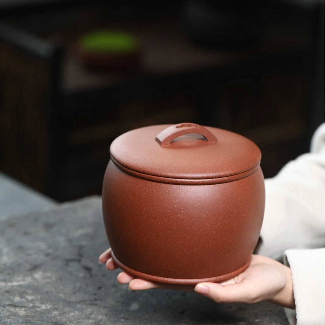 Alherff Yixing Zisha Hanwa Tea Caddy - Thumbnail 3