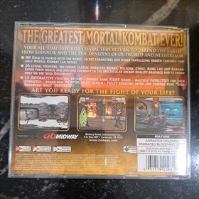 Mortal Kombat Gold (Sega Dreamcast, 1999) Complete w/Manual - CIB - Busted case