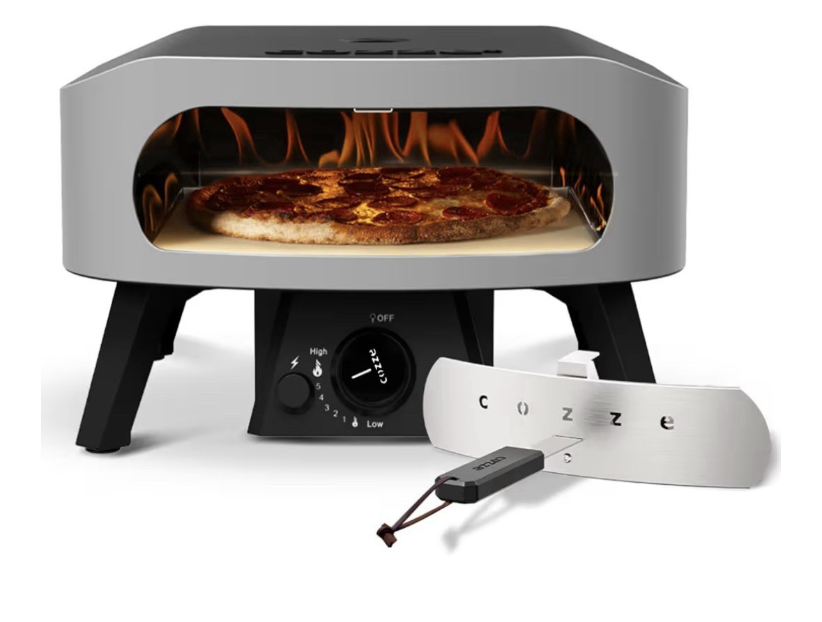 Forno Pizza Cozze 13 Gas Acciaio Inox Pietra Cordierite 30mbar