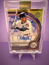 🔥 2024 Topps Five Star Ryne Sandberg Purple Auto /50 #FAS-RS Cubs HOF 🔥