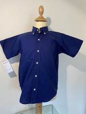 Image of Ralph Lauren Polo Boys Shirt Age 5 Years Brand New Blue Cotton