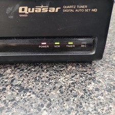 Vintage QUASAR VH400 VCR/VHS Player/Rec 4-Head No Remote Tested  WORKS 