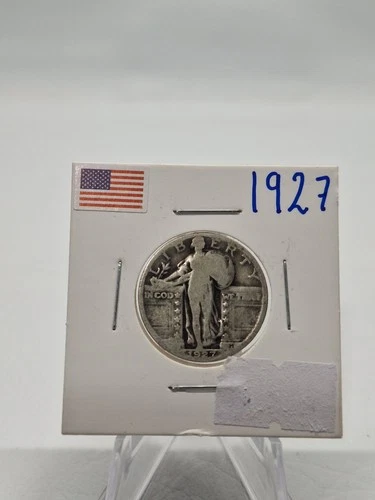 1927-P Standing Liberty Quarter 90% Silver Coin