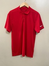 Nike Dri-Fit Victory Golf Polo Shirt University Red White Men's M DH0824-657 NEW