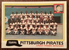 1981 Topps - Team Checklist Chuck Tanner #683