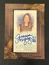 Jessica Mendoza 2016 Topps Allen & Ginter Mini Frame Auto AGA-JME