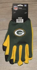 Green Bay Packers Embroidered Logo Running Texting Gloves Unisex Adult OSFM