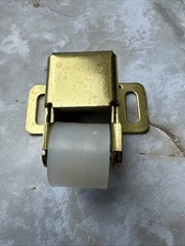 4PCS Roller Wheel Spring Cabinet Furniture Closet Door Catch Latch ,BRASS