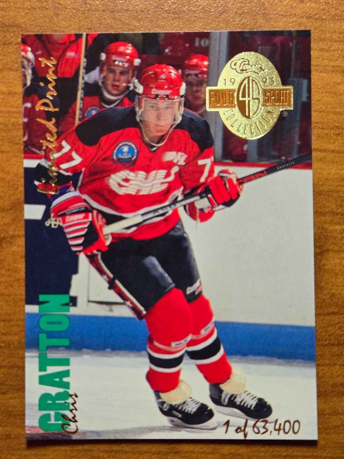 1993 Classic Four Sport - Chris Gratton - LP 24 - Limited Print /63400