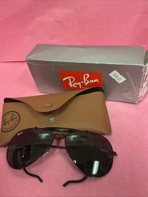 NEW Ray-Ban Outdoorsman Black Frame/ G-15 Green Lens RB3030 58mm