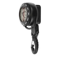 Italian Design 360° Ratcheted Rotating Retractable Clip Mount Waterproof Compass