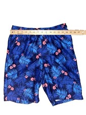 Cat Jack Boy s SizeXL 16 Swim Trunks Blue/Pink Tropical/Hawaiian Shorts D-83