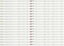 Vizio E700DLB003-002 LED Backlight Strips for E700I-B3 (18) NEW--SEE NOTE