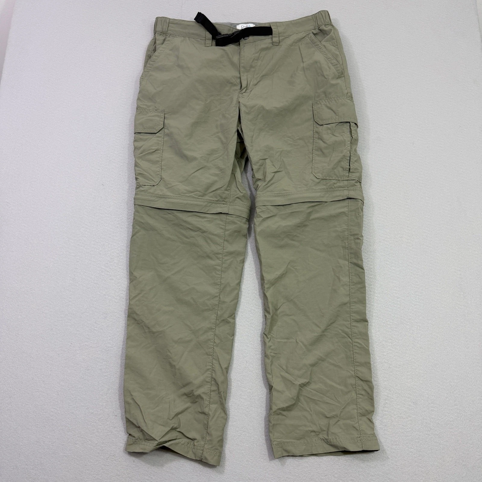Croft & Barrow Convertible Cargo Pants Men's 36x30 Sage Green Hiking Outdoors
Opens in a new window