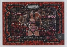 2024 Panini Prizm WWE Red Under Card Prizm 8/99 Kayden Carter #82 09qq
