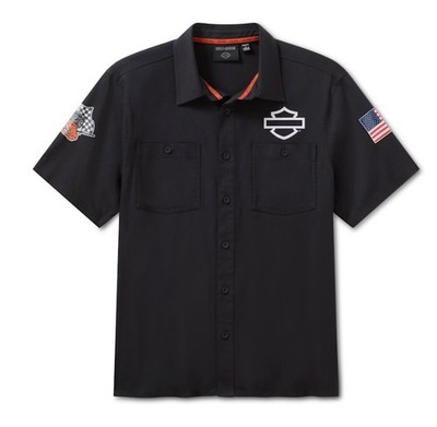 HARLEY-DAVIDSON Kurzarmhemd Factory Racing für Herren