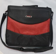 Case-It 3' 3-Ring Zipper Binder With Handle and Shoulder Strap
