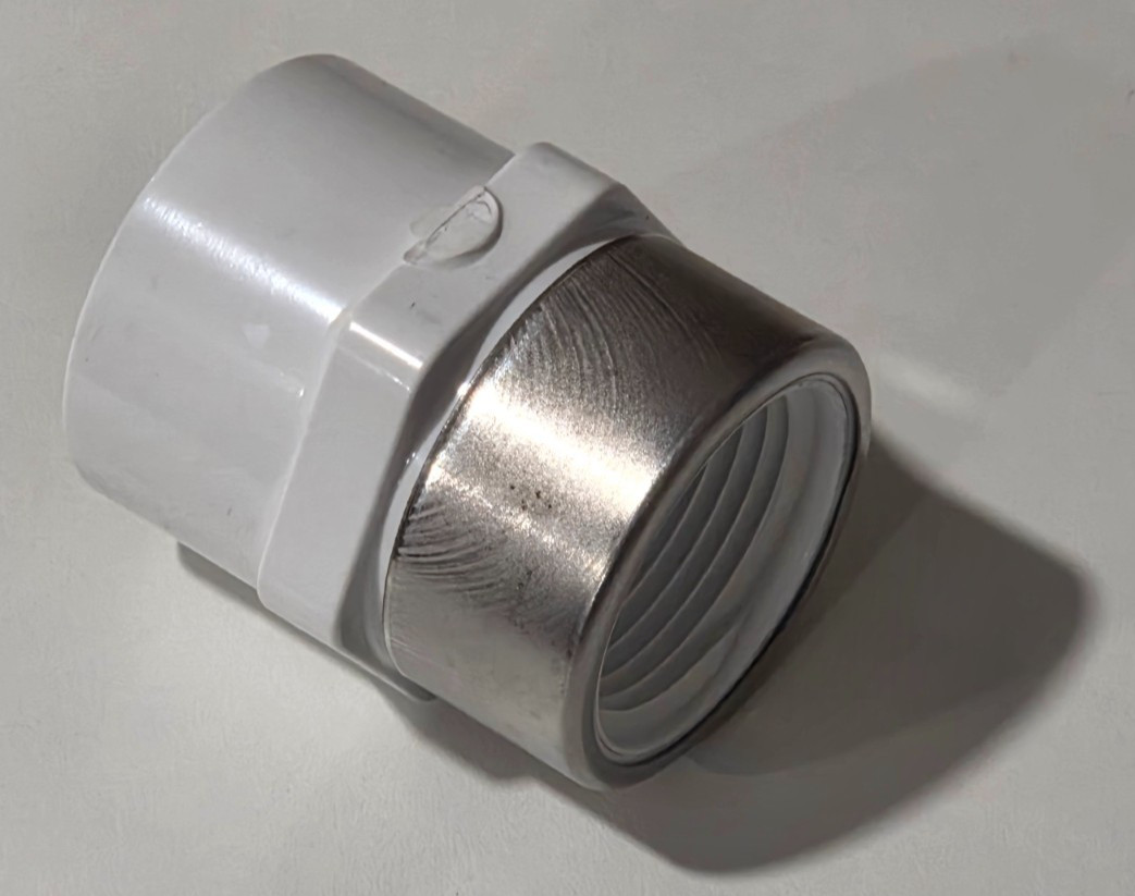 1" PVC Schedule 40 Specially Reinforced Female Adapter Spears 435-010SR Fitting