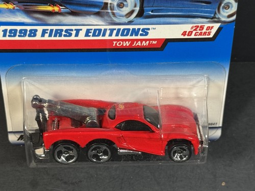 1998 Vintage Hot Wheels #658 Prime Edizioni 25/40 TOW JAM Rosso con 3