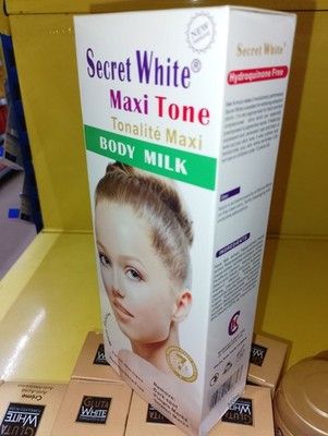 Secret White Maxi Tone Body Milk (3 units)- Tones within 7 days!