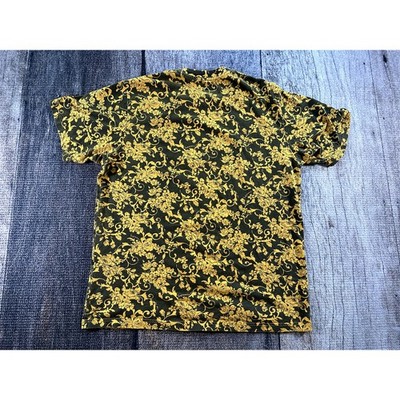 Supreme☆Small Box Tee☆L☆Black Floral Supreme Floral Small Box Logo Floral Tee T Shirt Black Size Medium