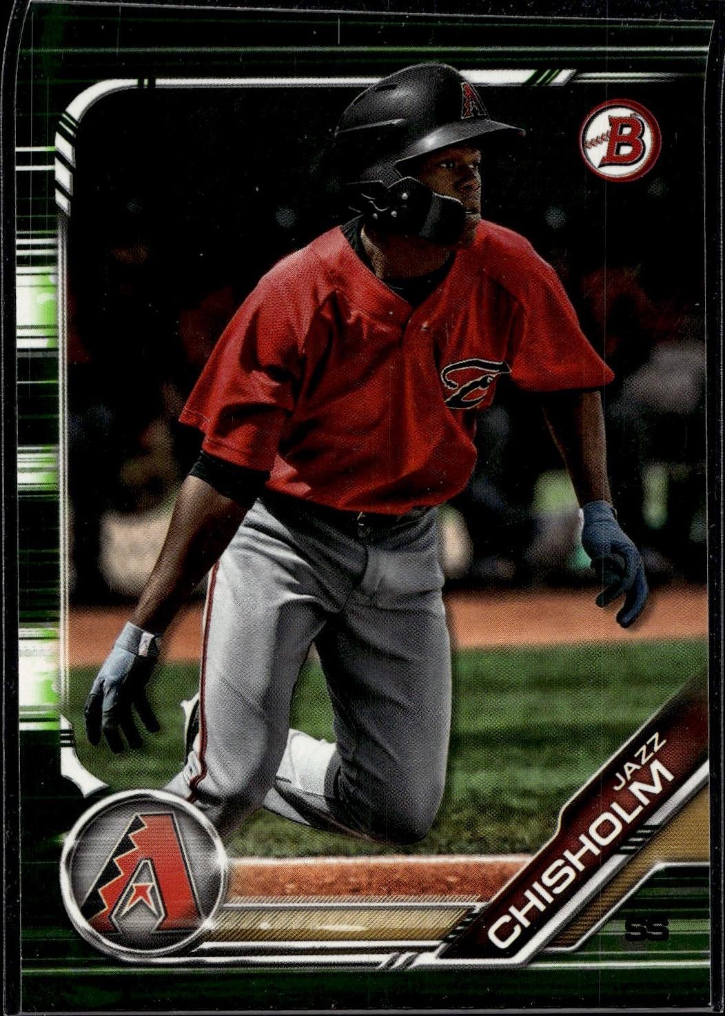 2019 Bowman #BP-61 Jazz Chisholm Prospects Camo