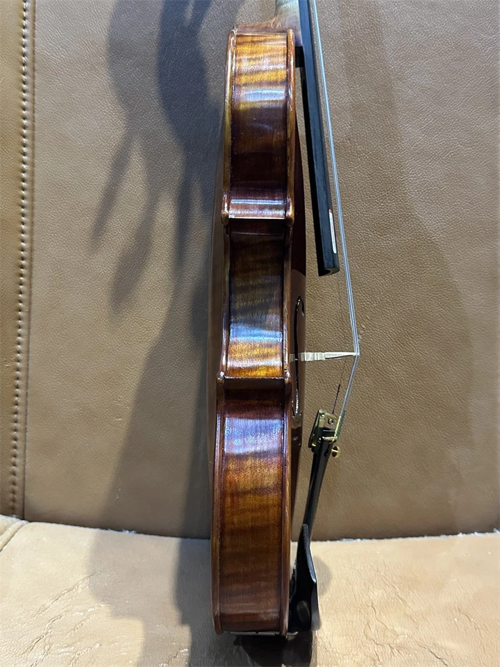 Violín Profesional 4/4, Alta Calidad Hecho a Mano, Hermoso Sonido Apto para Tocar Foto 4 de 4