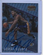 Basketball Card IP auto NBA DEVEAN GEORGE 1999-00 Bowman's Best RC LA Lakers