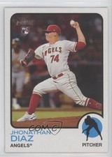 2022 Topps Heritage High Number SP Jhonathan Diaz #711 0ey7
