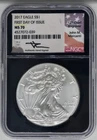 2017 American Eagle Silver Dollar- MS 70 FDI Signed Graded Coin  John Mercanti