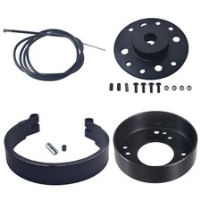 4.5" Rear Drum Brake Band with Sprocket Hub Adapter Fit Go Kart Mini Bike ATV