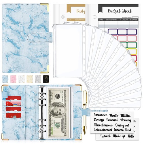 Onlyesh Budget Binder, Cash Envelopes for Budgeting, Money Organizer for Cash...