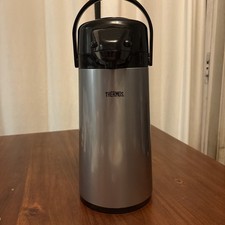 Thermos 2Q 1.9L Stainless Steel Pump Pot Coff...
