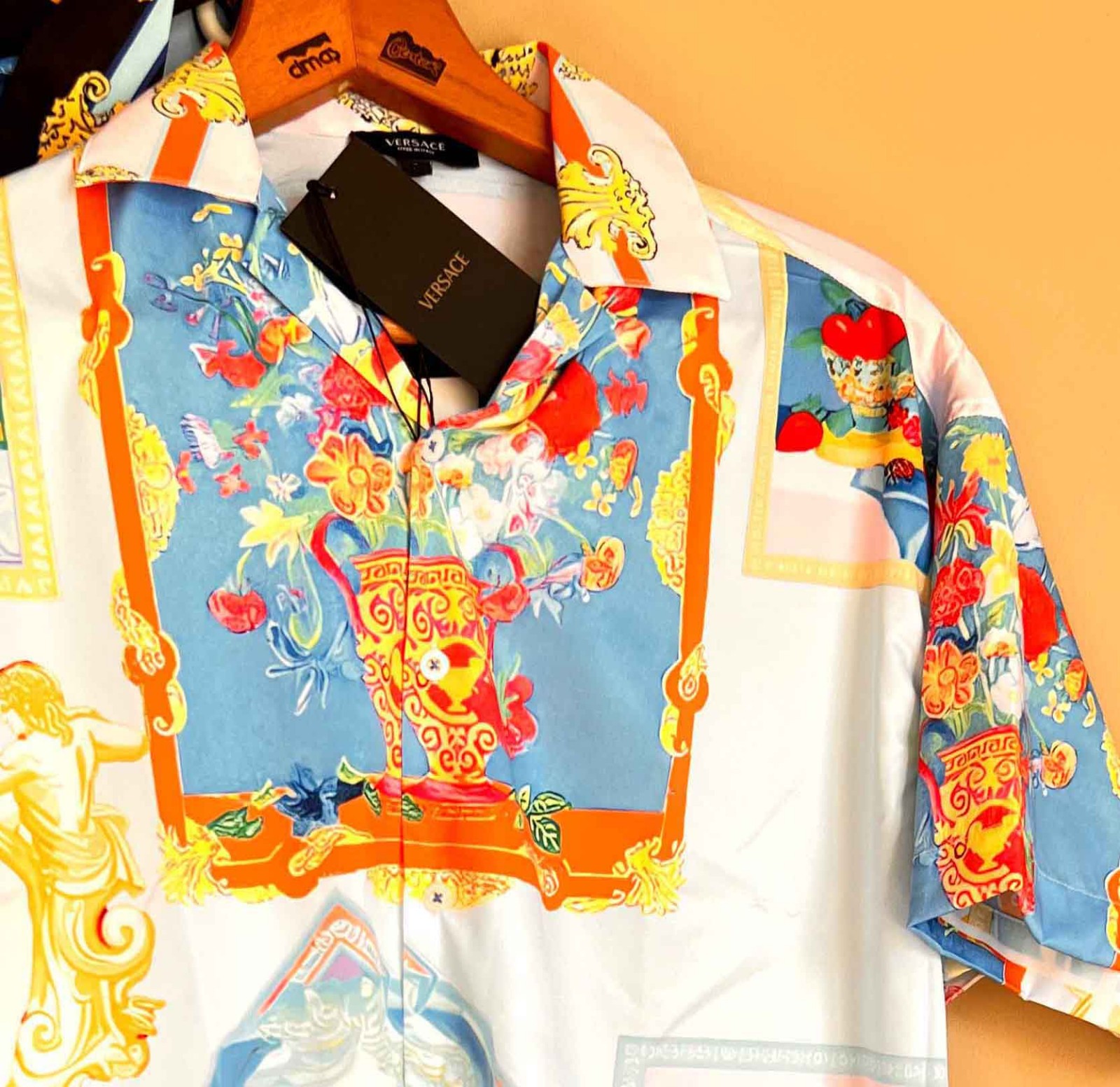 VERSACE Medusa Men's Casual Button Down Soft Satin Shirts thumbnail 3