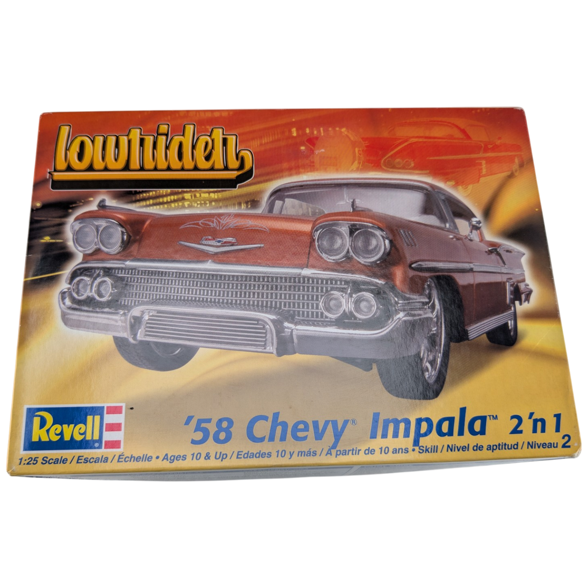 Revell '58 Chevy Impala 2'n1 Lowrider Model Kit 1:25 85-2073