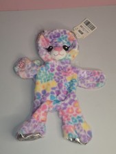 Build a Bear 17" Leopard Sparkle Rainbow Friends Colorful Pastel Unstuffed