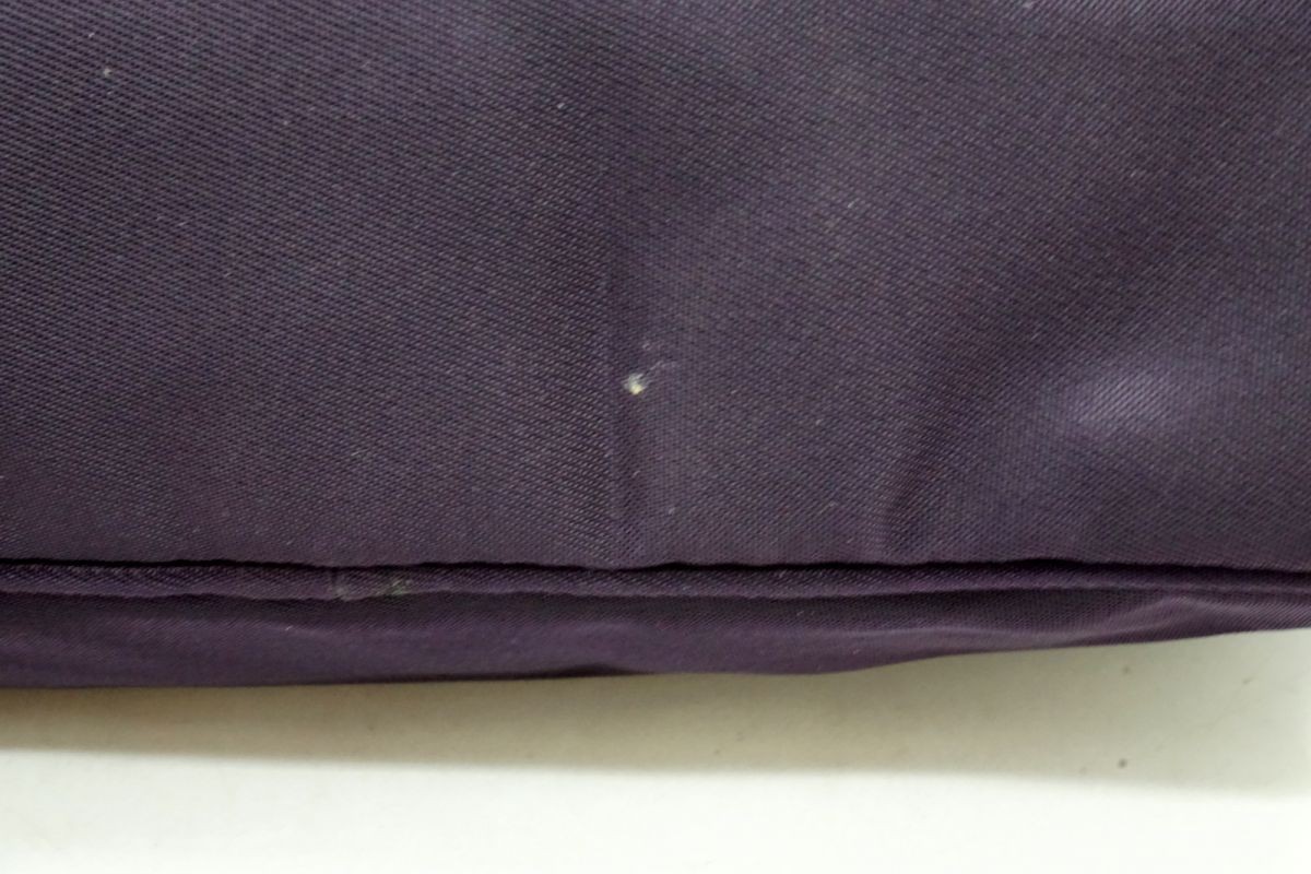 PRADA Mini Handbag Pouch Triangular Logo Plate Te… - image 6