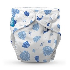 Charlie Banana 1 Pack Reusable Adjustable Cloth Diaper, One Size - Tropical Blue