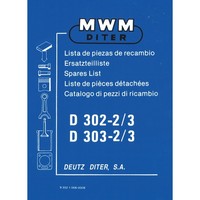 MWM D302-2/3 D303-2/3 Dieselschlepper Ersatzteilliste Ersatzteilkatalog